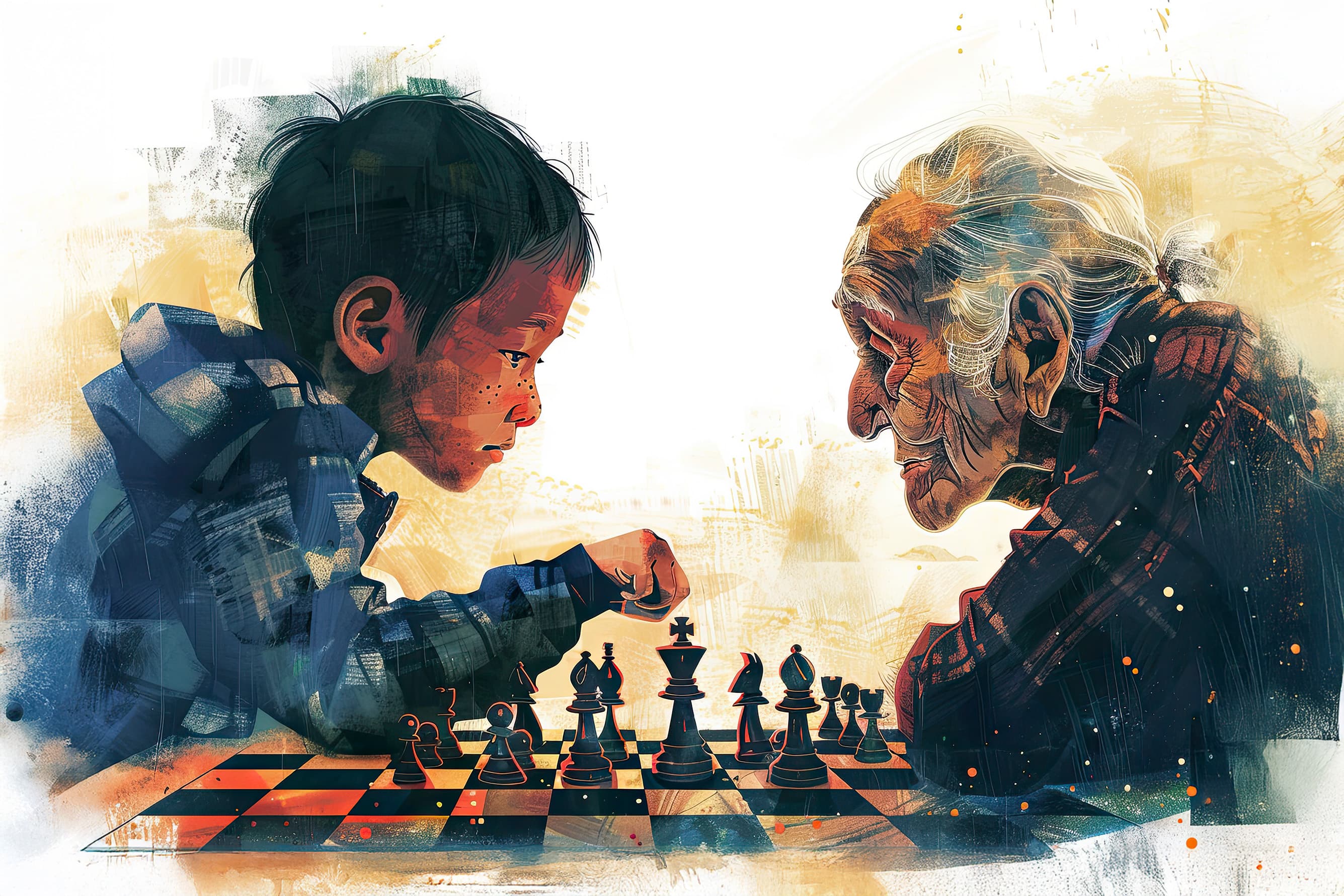 Finished Chess Piece on Board